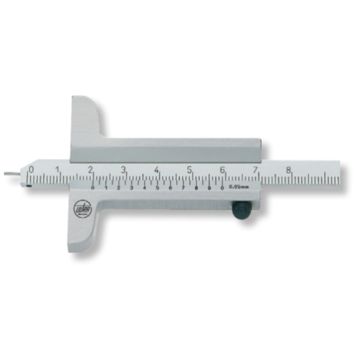 Tiefenmessschieber active 50 mm 80 mm Stahlstift gehärtet