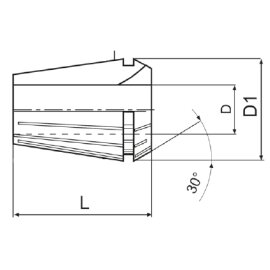Spannzange DIN 6499 ER 20 (428 E) Ø 8 mm MACK