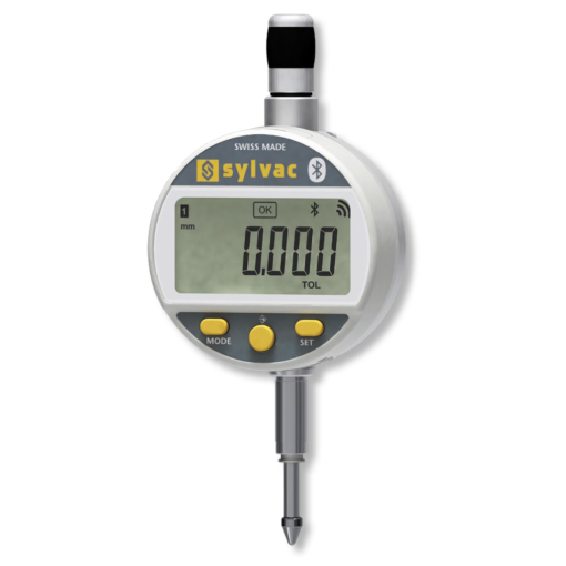 Digital-Messuhren S_Dial Work SMART mit LED Toleranzampel mit Bluetooth 25/0,001 mm
