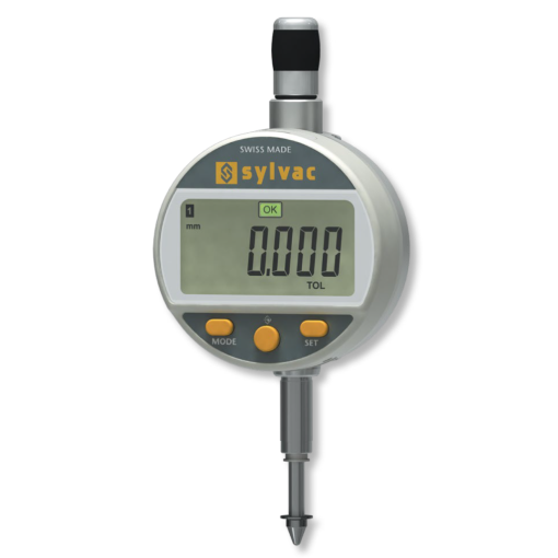 Digital-Messuhren S_Dial Work SMART mit LED Toleranzampel ohne Bluetooth 100/0,001 mm