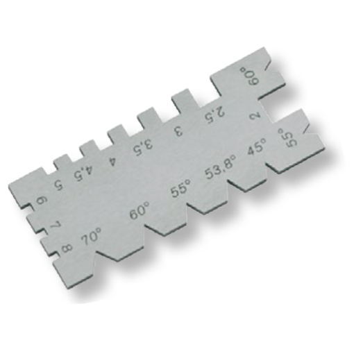 Gewindestahllehren Universal Spitz-und Flachgewinde