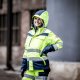 Warnschutz-Softshelljacke Motion Tex Viz Plus 7175 Gr. XL neongelb/marineblau