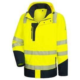 Multifunktions-Warnschutzjacke Motion Tex Viz Plus 7179 neongelb/marineblau Gr. L