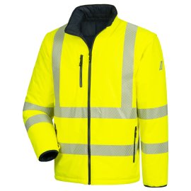 Multifunktions-Warnschutzjacke Motion Tex Viz Plus 7179 neongelb/marineblau Gr. L