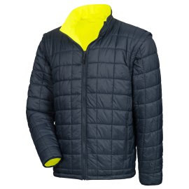 Multifunktions-Warnschutzjacke Motion Tex Viz Plus 7179 neongelb/marineblau Gr. L