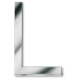 Schlosserwinkel mit Anschlag Normalstahl 200x130 mm