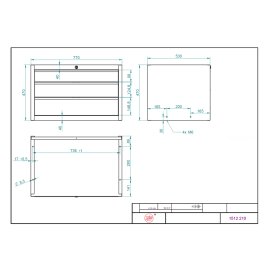 Messplatten aus Naturhartgestein DIN 876/0 Schrankunterbau 1500x1000x160 mm