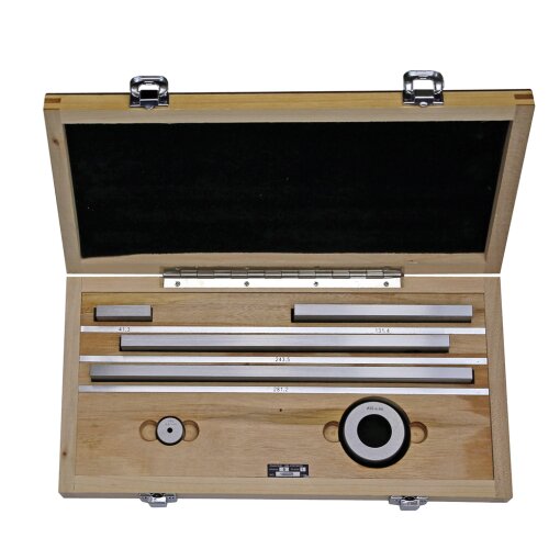 Prüfsatz für Messschieber DIN EN ISO 3650/1 Stahl 6-teilig