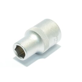 6kt-Steckschlüssel-Einsatz CV 1/2" x 45 mm 27 mm
