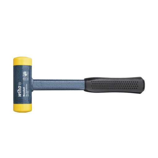 Schonhammer rückschlagfrei mittelhart mit Stahlrohrstiel 70 mm
