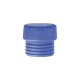 Schlagkopf weich Rund für Safety Schonhammer blau 40 mm