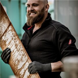 Pullover Motion Tex Plus 7035 schwarz Gr. L