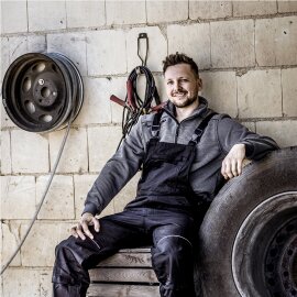 Pullover Motion Tex Plus 7037 grau Gr. XL