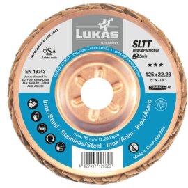 10 Stück Fächerscheibe SLTT universal 125 mm Ceramic 60
