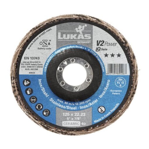 1 Stück Fächerscheibe V2 Power 115 mm Ceramic 40