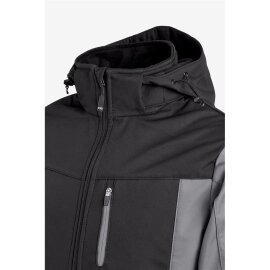 Softshelljacke Jannik FHB grau-schwarz Gr. 4XL