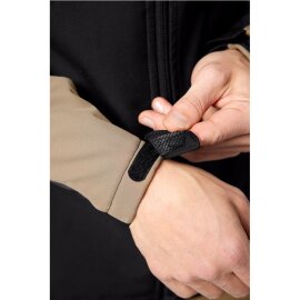 Softshelljacke Jannik FHB beige-schwarz Gr. S