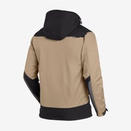 Softshelljacke Jannik FHB beige-schwarz Gr. 3XL