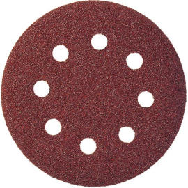 1 Stück Klettschleifscheibe Holz 125mm 8 Loch K 40...