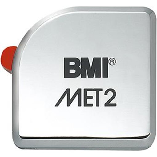 Taschenbandmaß MET2 2 m x 13 mm weiß