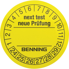 Prüfplakette Benning