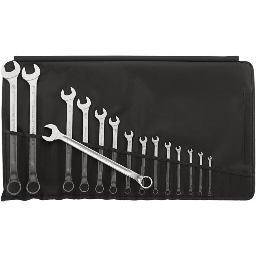 Ringmaulschlüssel-Satz DIN 3113 B 6-32 mm 15-teilig Stahlwille