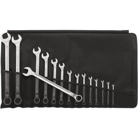 Ringmaulschlüssel-Satz DIN 3113 B 6-32 mm 15-teilig...