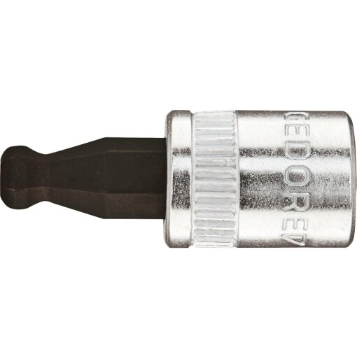 Schraubendrehereinsatz 1/4" Innensechskant mit Kugelkopf Gedore