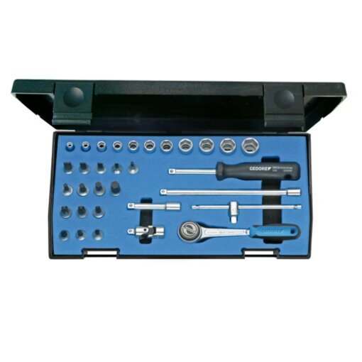 Steckschlüssel-Garnitur 1/4" 20IMU-3 32-teilig Gedore