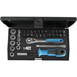 Steckschlüssel-Garnitur 1/4" D20KAU-20...