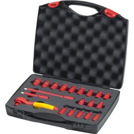Steckschlüssel-Garnitur 1/4" VDE 20-teilig Wiha