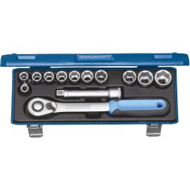 Steckschlüssel-Garnitur 1/2" 19 KMU-20...