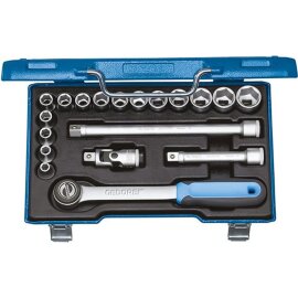 Steckschlüssel-Garnitur 1/2" 19 JMU- 3...