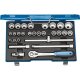 Steckschlüssel-Garnitur 1/2" D19VMU-10 28-teilig Gedore
