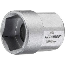 Durchgangs-Steckschlüssel-Einsatz 1/2" Nr. 19 SK