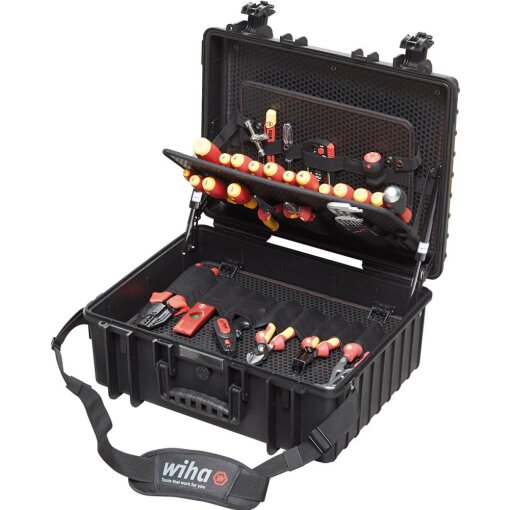 Werkzeugsortiment XL Elektriker 80-teilig in Koffer Wiha