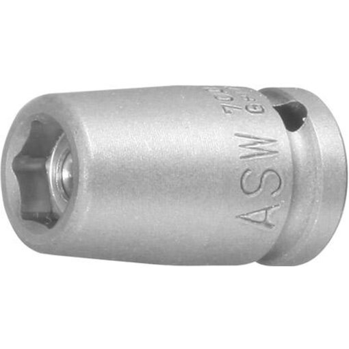 Kraft- Steckschlüsseleinsatz mit Magnet 1/4" ASW