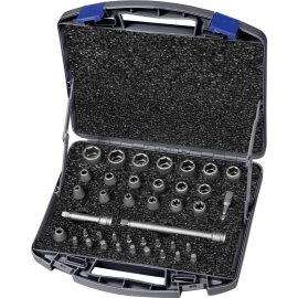 Kraft- Steckschlüssel-Satz 3/8" 40-teilig ASW