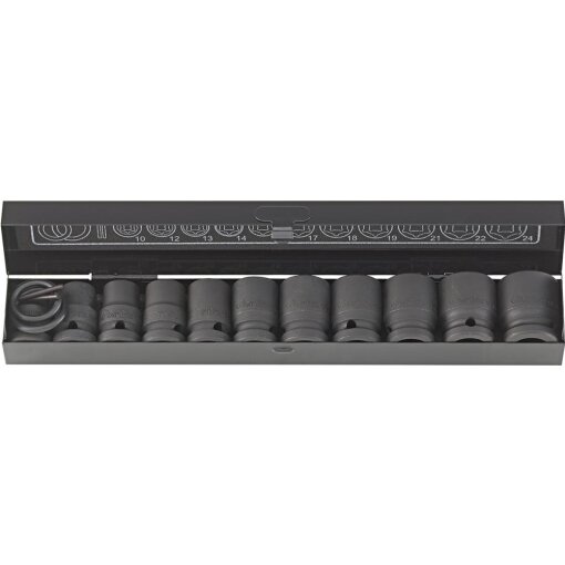 Kraft- Steckschlüssel-Satz 1/2" 15-teilig Fortis