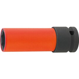 Kraft- Steckschlüsseleinsatz mit Kunststoff-Hülse 1/2" Fortis