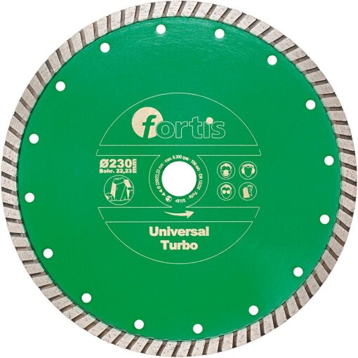 Diamant-Trennscheibe Universal Turbo Fortis