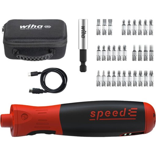 E-Schraubendreher-Set speedE PocketDrive 32-teilig Wiha