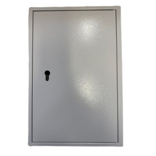 Schlüsselschrank SS 100 Haken vorbereitet für den Einbau eines Profil-Halbzylinders