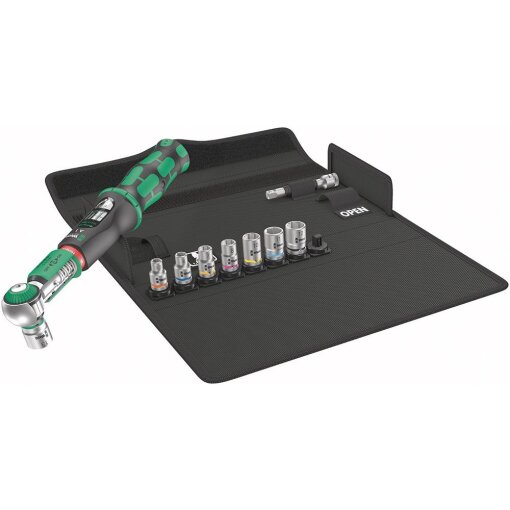 Drehmomentschlüssel-Satz Safe-Torque 10-teilig 2-12 Nm 1/4" Wera