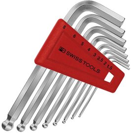 Winkelschraubendreher- Satz im Kunststoffhalter Kugelkopf PB Swiss Tools