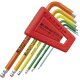 Winkelschraubendreher- Satz im Kunststoffhalter Rainbow Kugelkopf PB Swiss Tools