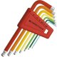 Winkelschraubendreher- Satz im Kunststoffhalter Rainbow Kugelkopf PB Swiss Tools