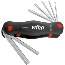 Handklapphalter 7-teilig 2-8 mm PocketStar Wiha