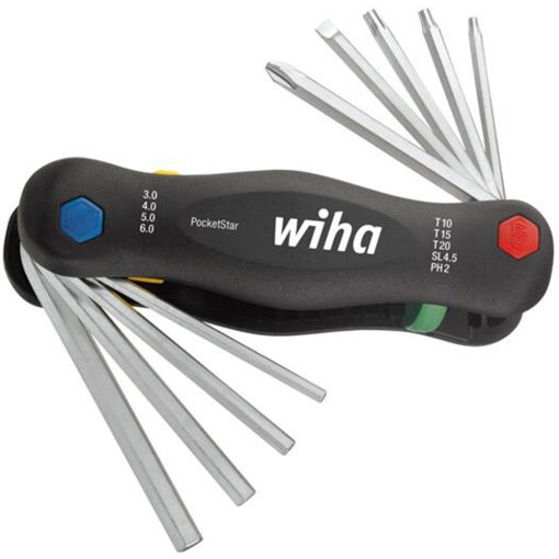 Handklapphalter 9-teilig gemischt PocketStar Wiha