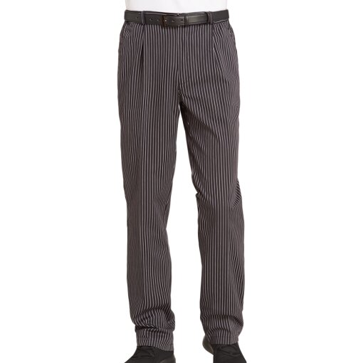 Hose Herren 12/6470/25 schwarz/weiß